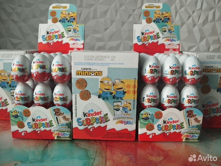 Киндер сюрприз Миньоны Европа