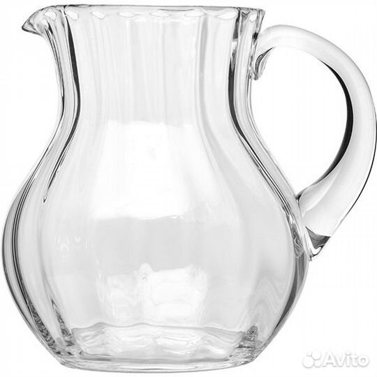 Кувшин рифлен.стекло