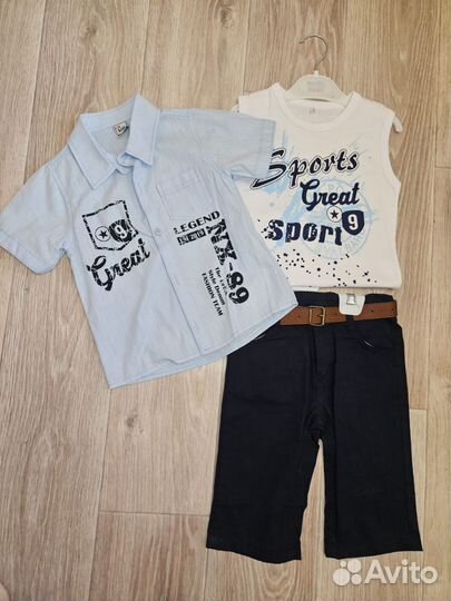 Рубашка с шортами