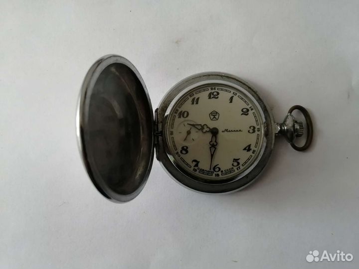 Часы карманные молния глухарь