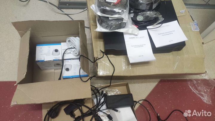 Комплект видеонаблюдения 4 камеры