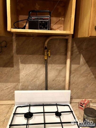 Подключение газовых плит, замена кранов