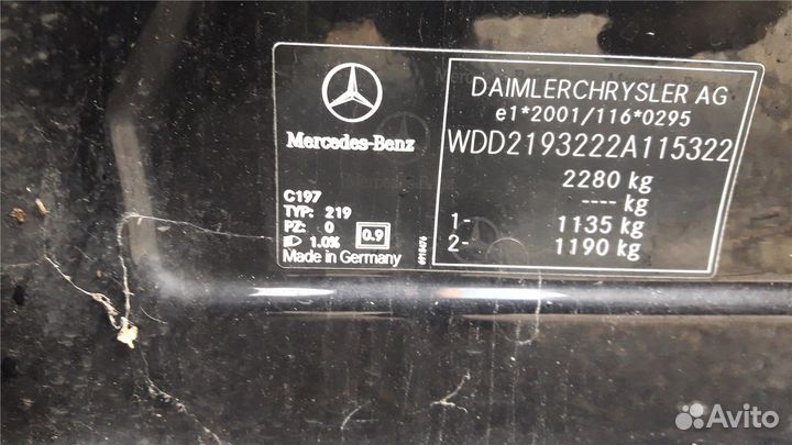 Разбор на запчасти Mercedes CLS C219