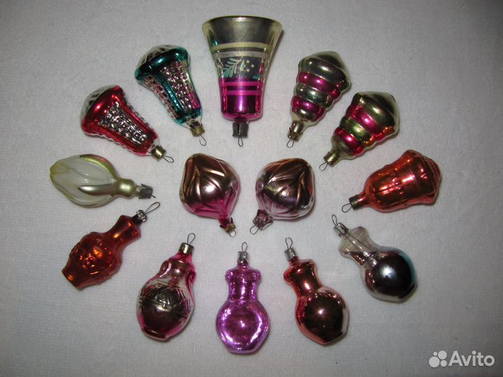 Ёлочные игрушки СССР редкие, большое количество