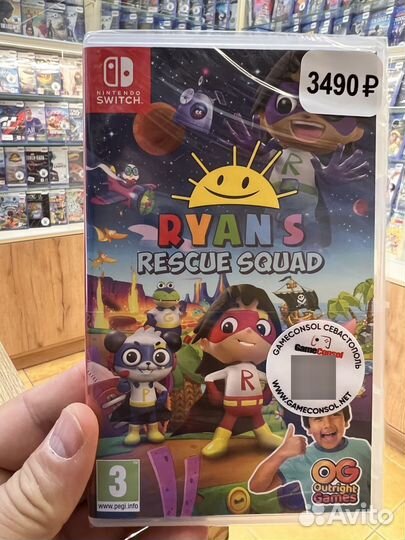 Ryan's Rescue Squad для Nintendo Switch новый