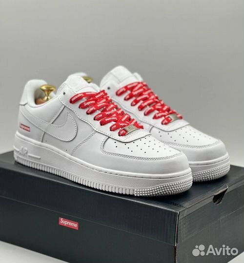 Кроссовки Nike Air Force 1 Low X Supreme White