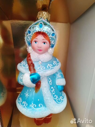 Дед мороз и снегурочка. Ёлочные игрушки