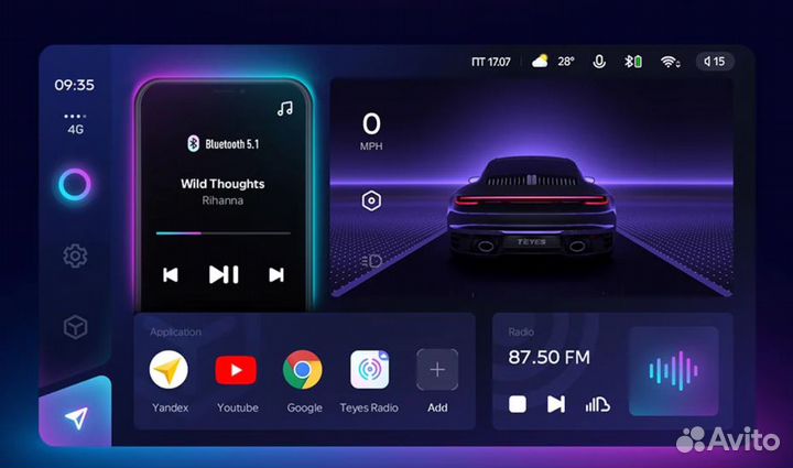 Teyes CC3 4+64 для Kia Rio 3