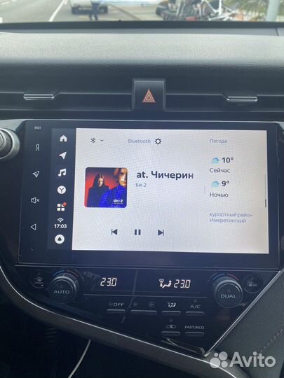 Магнитола тойота камри 70