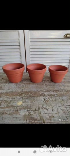 Керамические горшки терракот