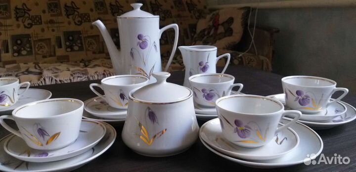 Рижский кофейный сервиз СССР