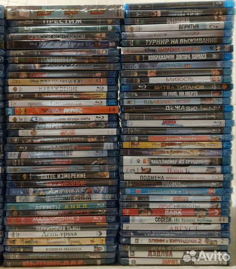 Blu-ray в ассортименте, лицензия, ч.2 запечатанные