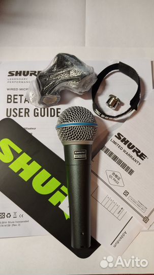 Вокальный микрофон Shure beta 58 A