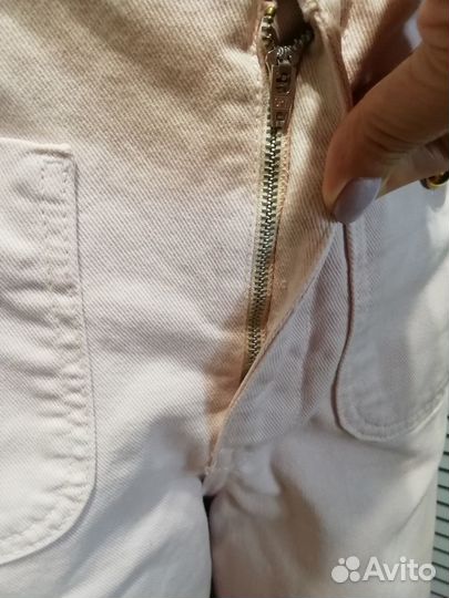 Джинсы женские широкие zara размер 44