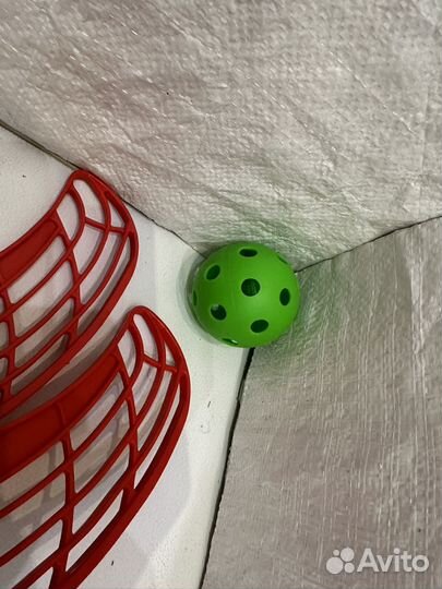 Две клюшки и мяч для флорбола набор 2 шт + мяч