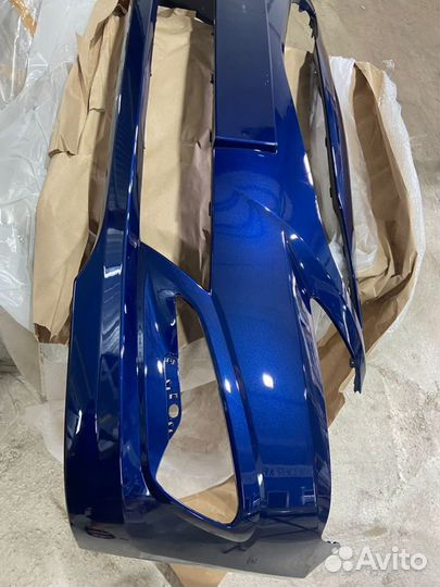 Бампер передний Солярис 1 синий