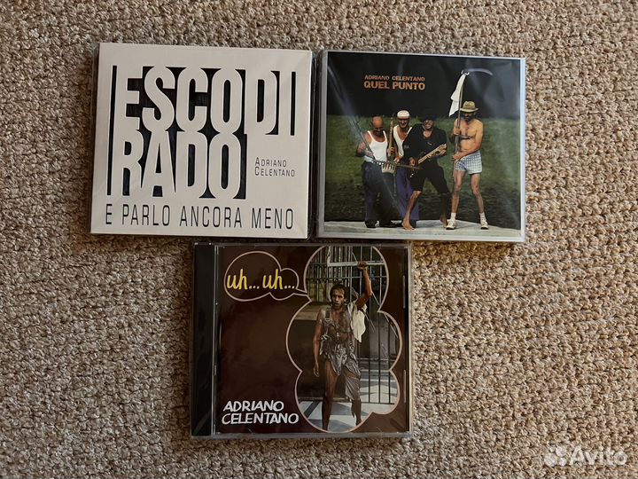 Коллекция CD Adriano Celentano