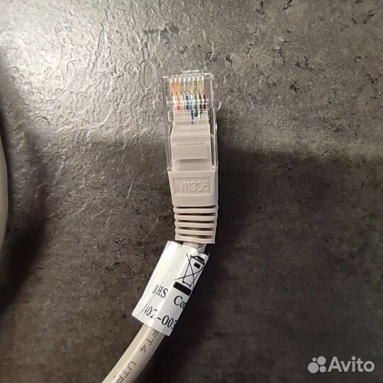 Патч-корд Cat5E RJ45, новый, 2 м