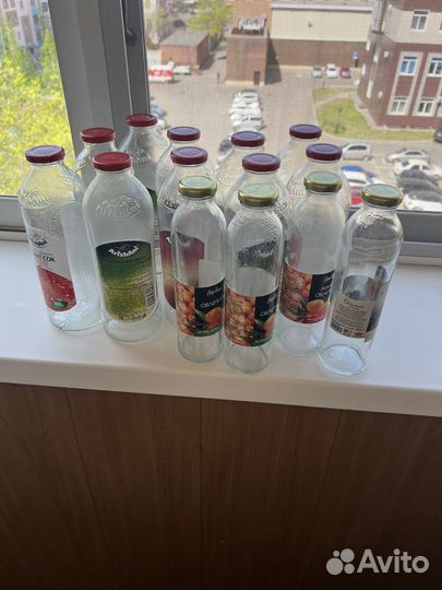 Бутылка стеклянная