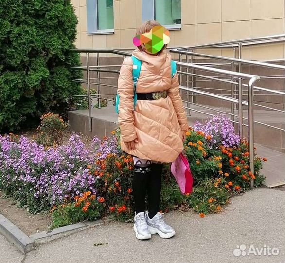 Стеганое пальто