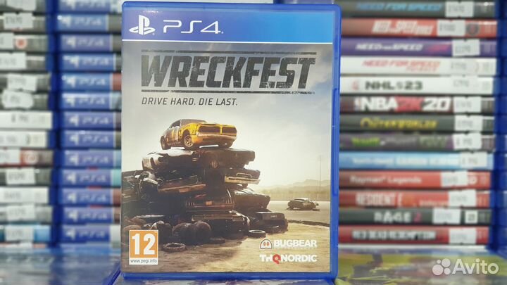 Диск PS4 Wreckfest