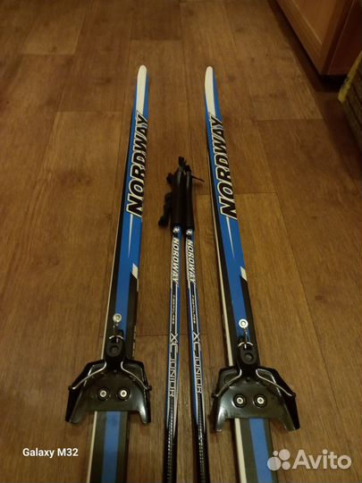 Лыжи беговые nordway 160 с палками