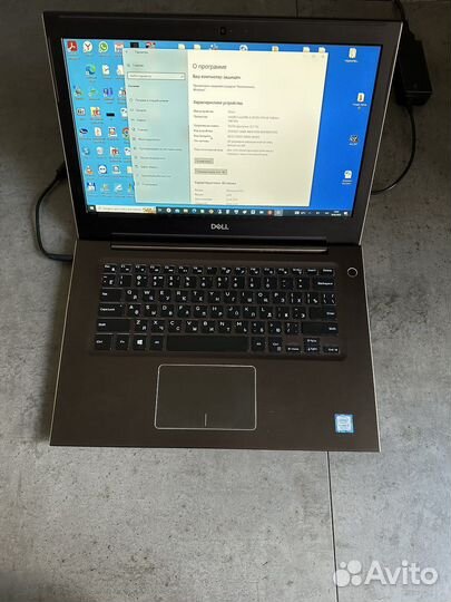 Ноутбук Dell vostro intel core i5 8 gen 16 Гб RAM