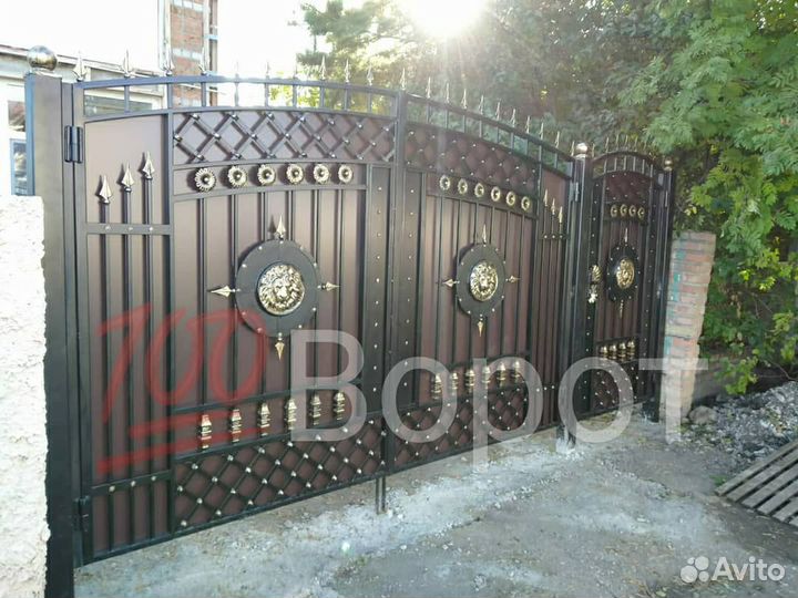 Ворота кованые