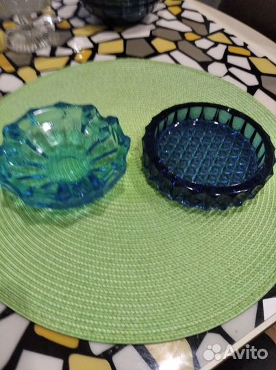 Посуда ссср,цветное стекло