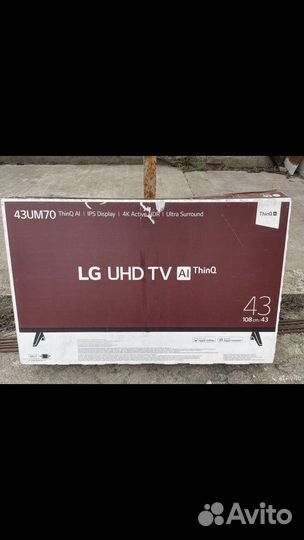 Телевизор LG UM7090PLA 4K 43