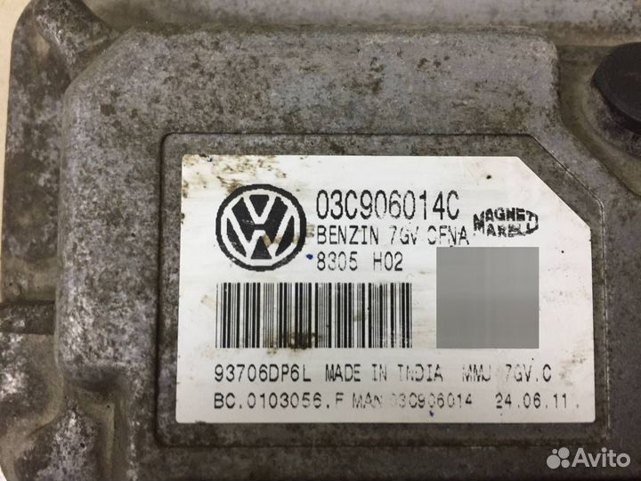 Блок управления двигателем, Volkswagen Polo (Sed R