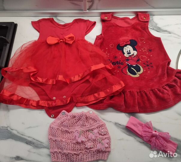 Одежда пакетом на девочку 74 80