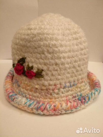 Шапка - Шляпка ажурная