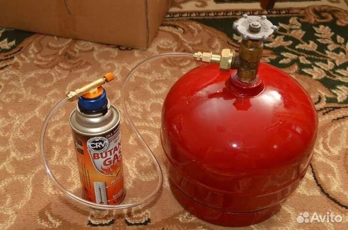 Адаптер для заправки газовых баллонов