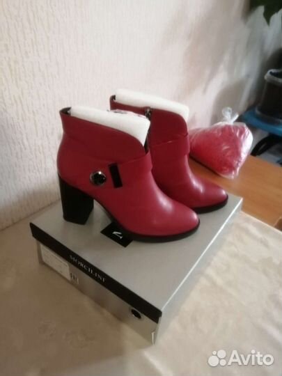 Ботильоны женские 39 размер натуральная кожа