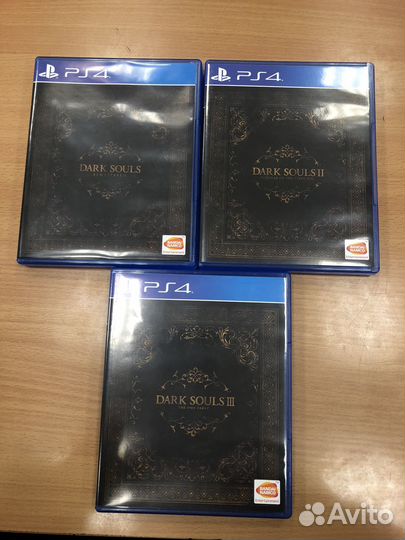 Диск ps4 Dark Souls 3 части
