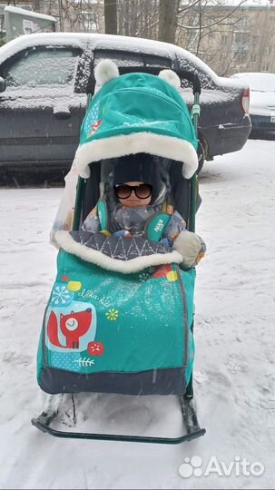 Санки коляска ника 7-2