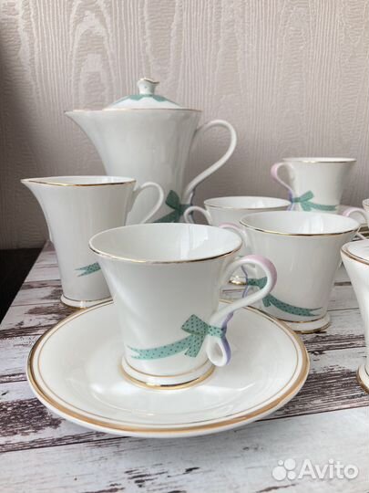 Кофейный сервиз, английский дизайн