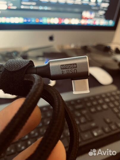Провод кабель шнурThunderbolt 3 40 gbps