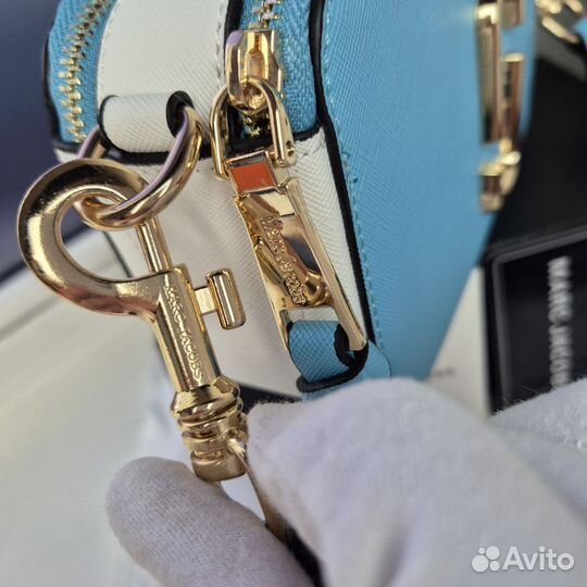 Сумка новая Marc Jacobs snapshot люкс голубая