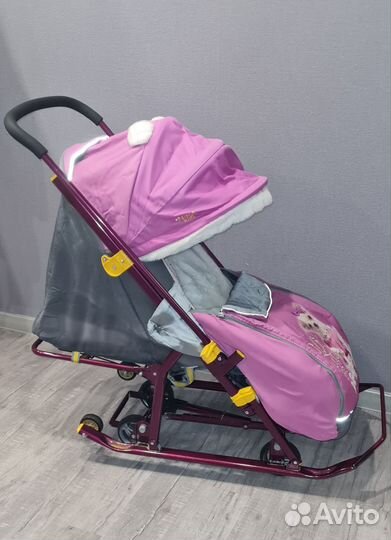 Санки коляска ника 7-2