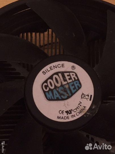 Кулер intel, cooler master, led 100w