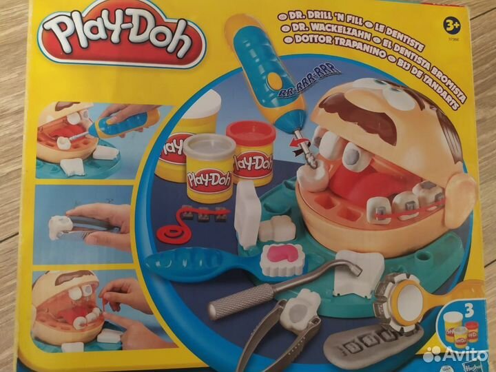 Наборы Play doh Зубастик и Фабрика пирожных