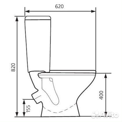 Новый унитаз dorff OP8607SC Optima