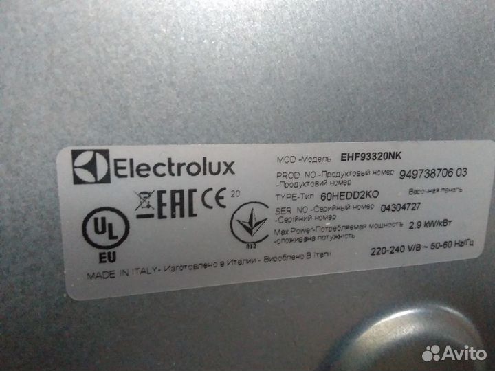 Варочная панель Electrolux