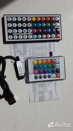 Контролер + пульт RGB (лента светодиондная)
