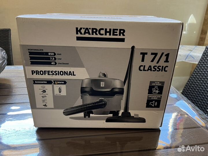 Новый Пылесос Karcher t7/1