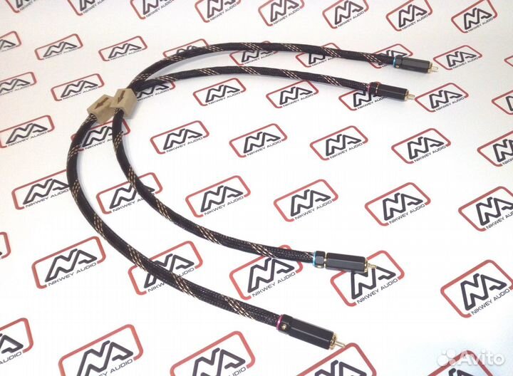 Межблочный RCA кабель моножила серебро