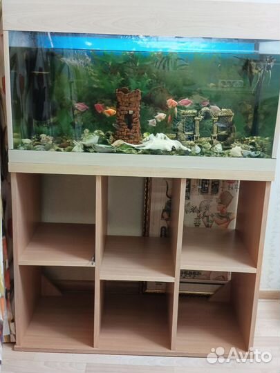 Аквариум с тумбой 90 литров