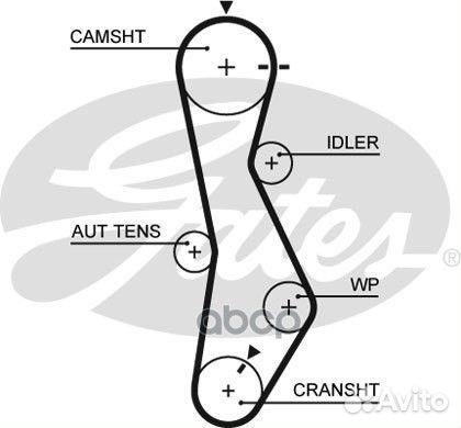Ремень грм Hyundai Accent/Elantra/Getz/Matrix/S